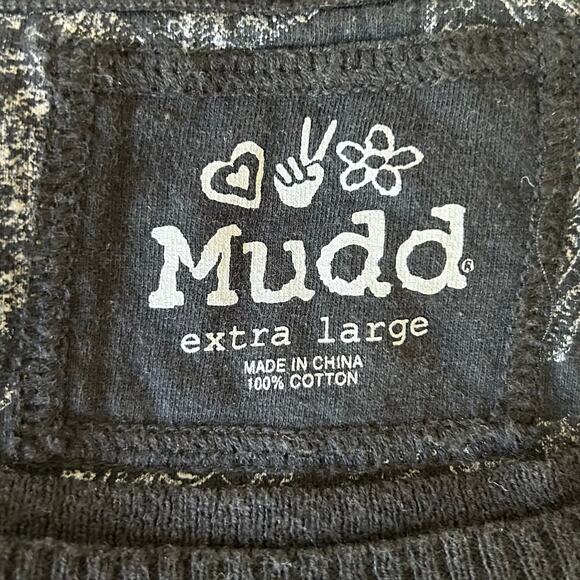 Vintage Mudd ribbed fitted tunic sweater Y2K gothic grunge twilight indie XL - Picture 14 of 14